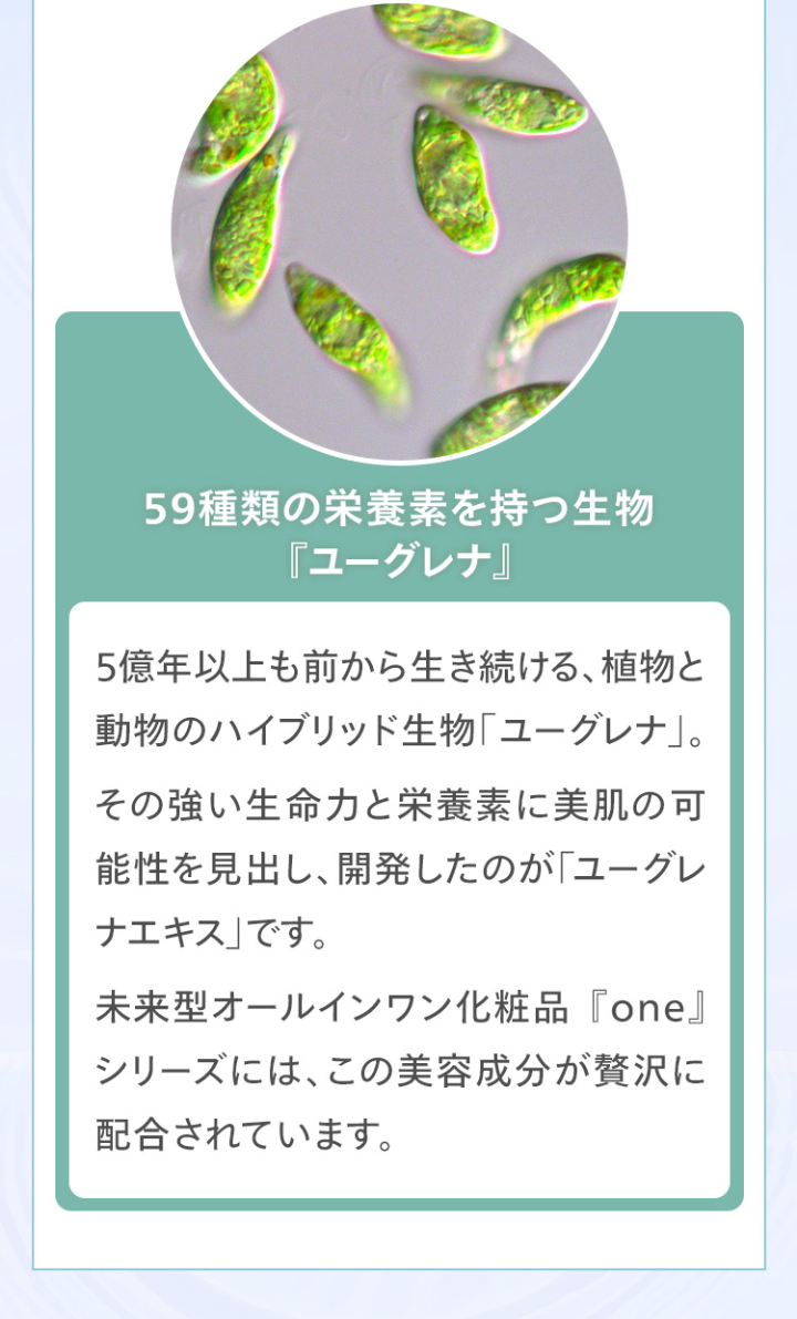 59種類の栄養素を持つ生物「ユーグレナ」
